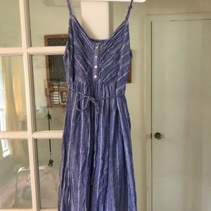 Chambray Maternity Sun Dress